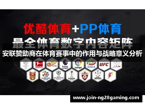 安联赞助商在体育赛事中的作用与战略意义分析